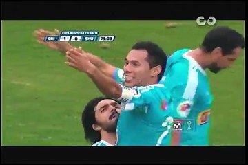 Carlos Lobatón y su golazo en el Sporting Cristal-Huancayo (VIDEO)