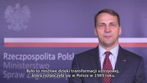 Minister of Foreign Affairs Radosław Sikorski on Poland's path to freedom