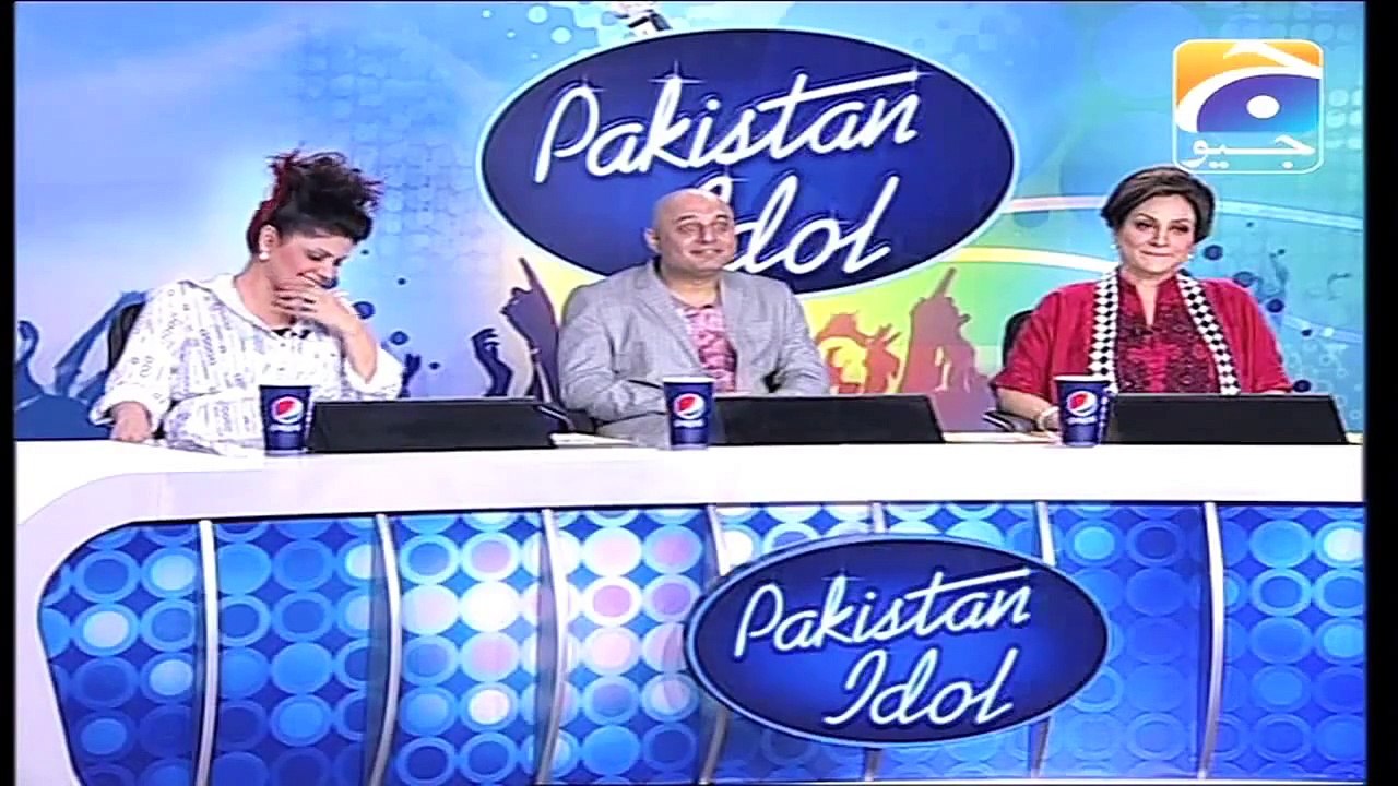 Pakistan Idol   Judges make fun of a boy whose voice sounds like a woman when he sings