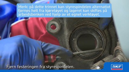 Hvordan man bytter hjullager (HBU1 VKBA 3596) på Renault Clio II 1,4 8V med ABS