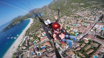 Fethiye Paragliding Experience: Landing