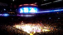 Staples Center LA Lakers VS OKC Thunder intro 3-9-14