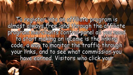 Free Affiliate Programs - how students or anyone can work part-time at home