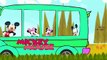 Mickey Mouse Cartoons for Children Wheels On The Bus Go Round And Round Children Nursery Rhymes