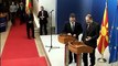 Press point with PM of the former Yugoslav Republic of Macedonia