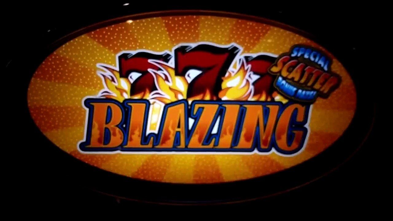 Blazing 7's Scatter Jackpot Slot Machine