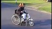 wheelchair attachment makes it a powered tricycle