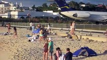 St Maarten Airplane Blasts Beach People into the Ocean