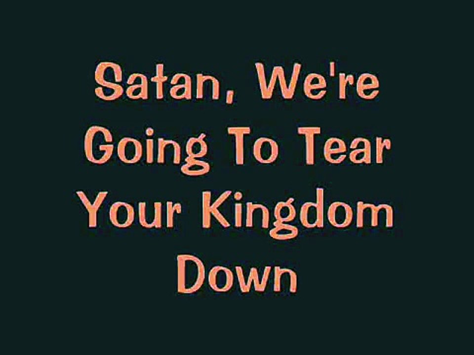 satan we're going to tear your kingdom down by Shirley Caesar