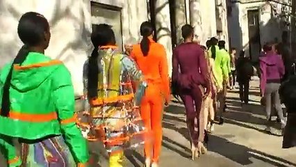 London Fashion Week, 2013. Street Catwalk.