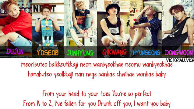 BEAST - Oh Honey Lyrics [Rom/Eng] *Color Coded*