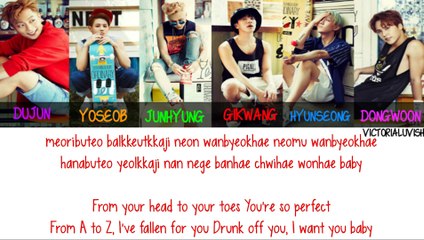 BEAST - Oh Honey Lyrics [Rom/Eng] *Color Coded*