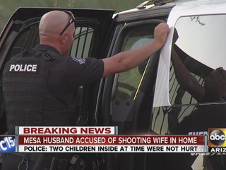 Woman in hospital after husband shoots her inside home