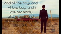 PANIC! AT THE DISCO - All The Boys (LYRICS)