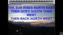 THE SUN RISES NORTH EAST THEN GOES WEST THEN BACK NORTH WEST.wmv