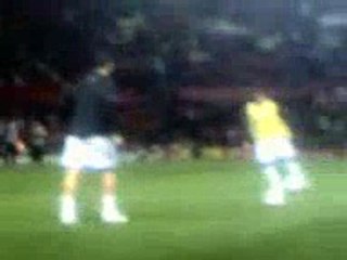 Cristiano ronaldo freekick in pre match training