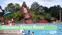 Poolside at the Coronado Springs and Polynesian Village Resorts, Walt Disney World Resort