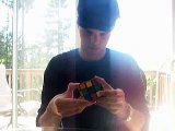 Rubiks Cube completed while blindfolded. Amazing