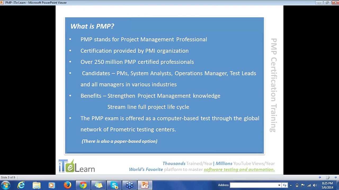 Project Management Professional Certification Training - How to get PMP certified?