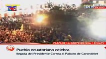 2/2 El Presidente de Ecuador Rafael Correa fue rescatado por el ejército
