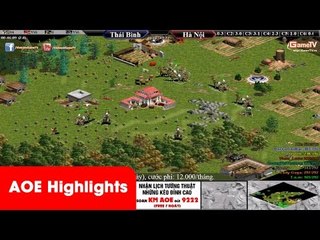 AOE Highlights, Map Gigantic là nơi chiến thuật lên ngôi.. Thái Bình bật time kinh điển