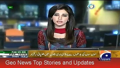 Geo News Headlines 2 August 2015_ Flood Warning Declares In Nowshera