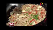 Aquí todos los secretos para preparar un delicioso “Arroz chaufa con cecina al estilo oriental”