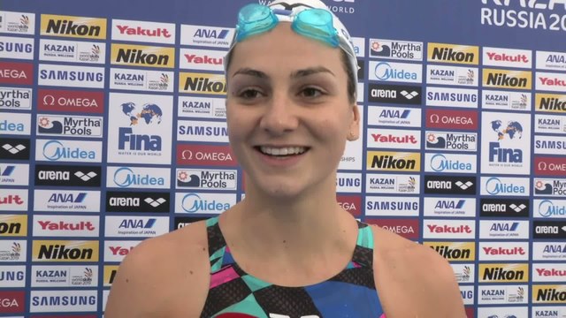 Natation - ChM (F) - 100m papillon : Gastaldello «On apprend de ses erreurs»