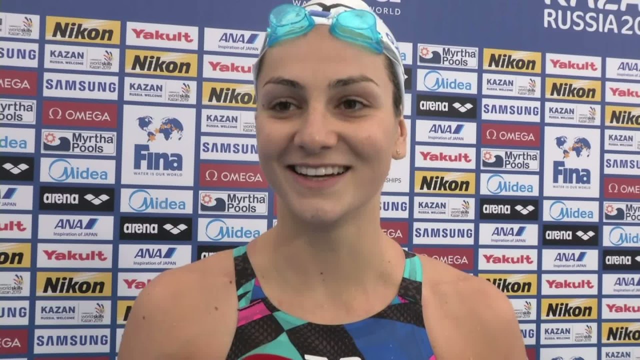 Natation - ChM (F) - 100m papillon : Gastaldello «On apprend de ses erreurs»