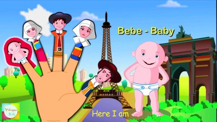 Finger Family French Family | Nursery Rhymes & Songs For Children
