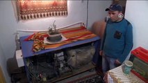 Anadolu Ajansı - 110 liraya hem evini ısıtıyor hem elektrik üretiyor