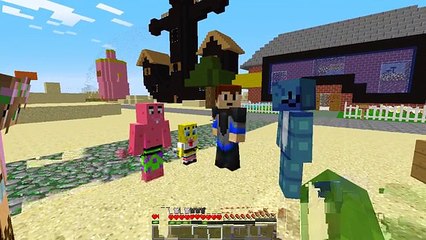 Minecraft School - VISITING SPONGEBOB'S FRIENDS IN BIKINI BOTTOM!