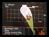 High Impact Wind Sail - Bow Flag 200 Wind Tunnel Video - Drop Style Single Reverse