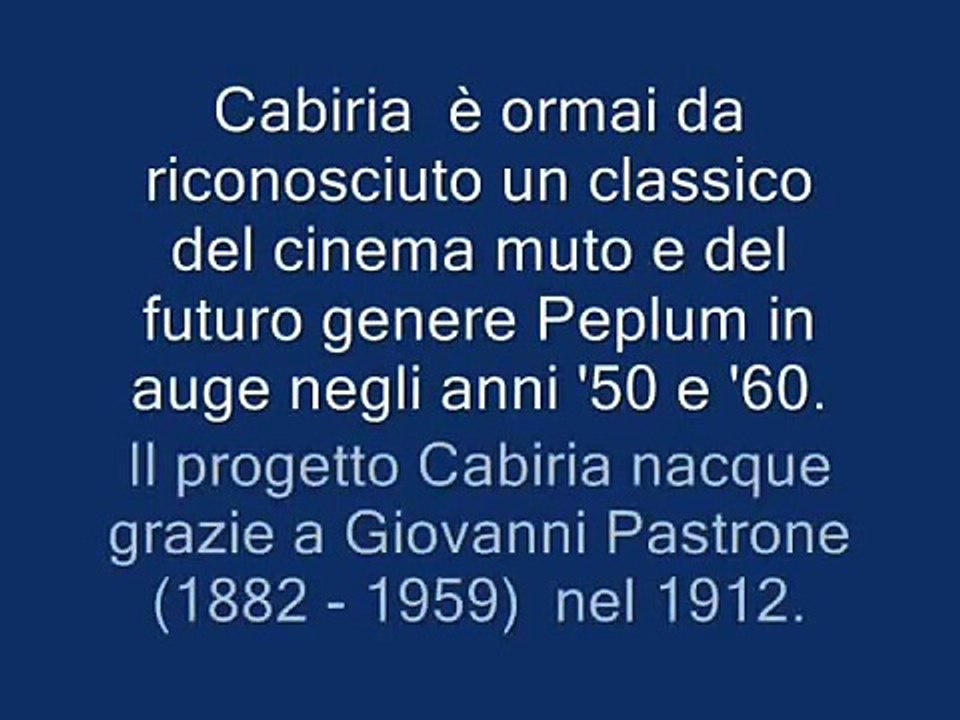 Alla scoperta del cinema muto: Cabiria (1914) di Giovanni Pastrone
