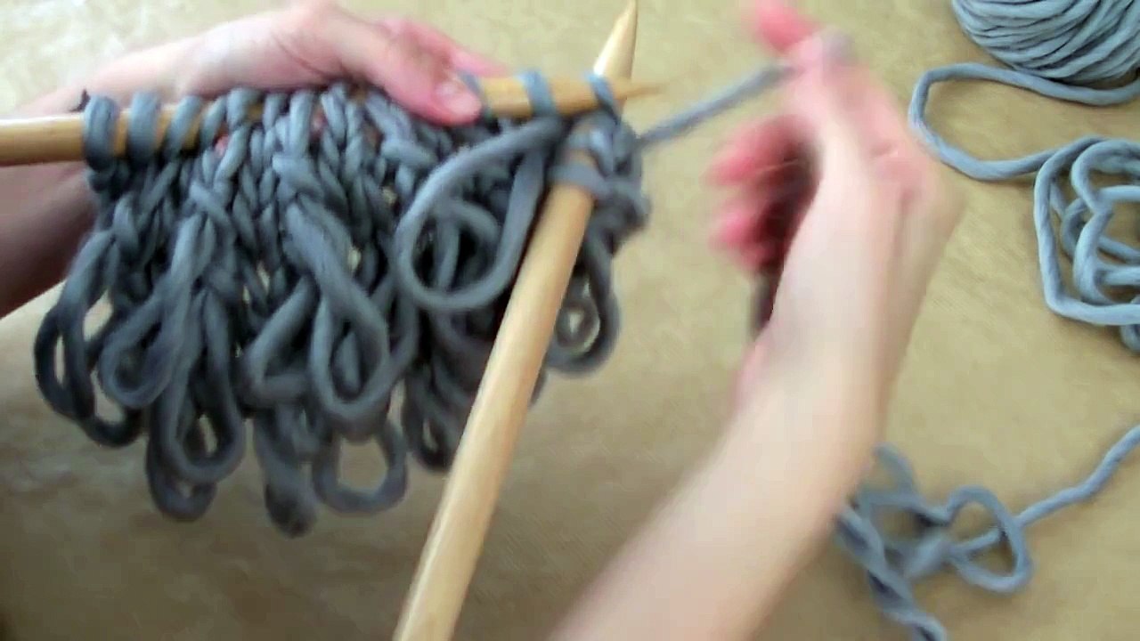 ¿Cómo tejer punto bucle? - Aprender a tejer punto rulo