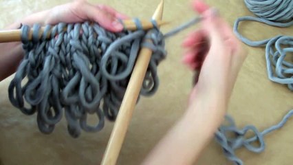 ¿Cómo tejer punto bucle? - Aprender a tejer punto rulo