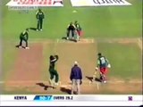 Cricket bowling at its best. bowled ! bowled! bowled!