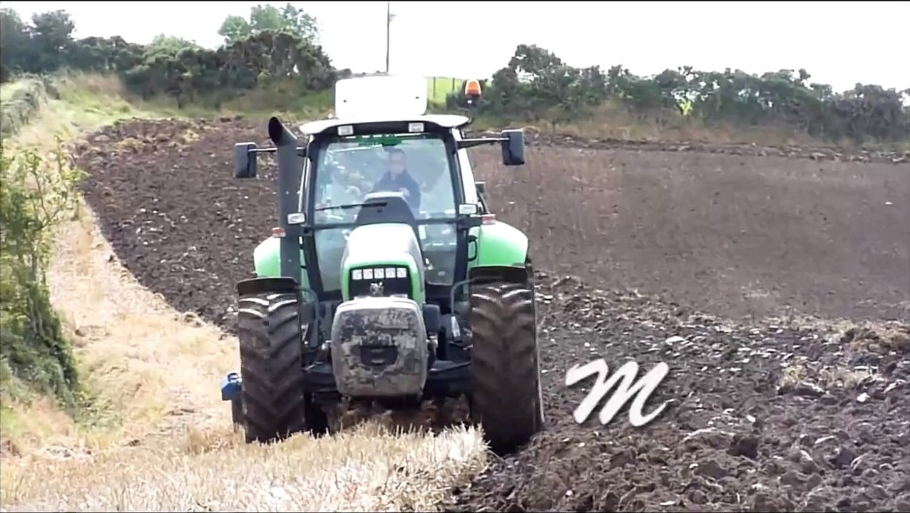 Deutz Fahr TTV 620 and M650 Ploughing