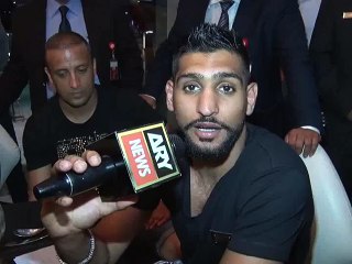 Boxer Amir Khan promotes Shah The Film