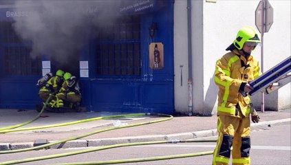 LE CREUSOT : INCENDIE DE L'HIGHLAND'S BAR