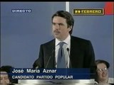 Aznar - Campaña electoral elecciones 2000. Mitin Ciudad Real.