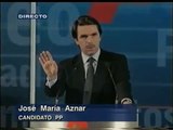 Aznar - Campaña electoral elecciones 2000. Mitin en Cáceres.