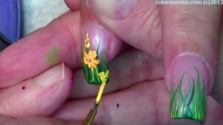 3 Nail Art Tutorials   Easy Nail Art Flower Garden   DIY Designs for nails