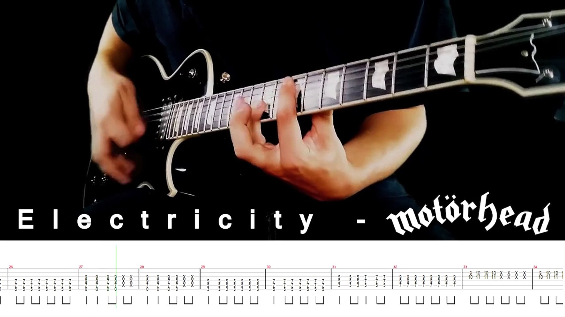 MOTORHEAD - Electricity Cover - Guitar Lesson With TABS - video Dailymotion