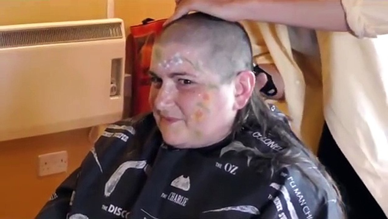 Debbie's Charity Head Shave