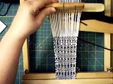 Pattern Weaving with Pick Up Stick Rigid Heddle Loom