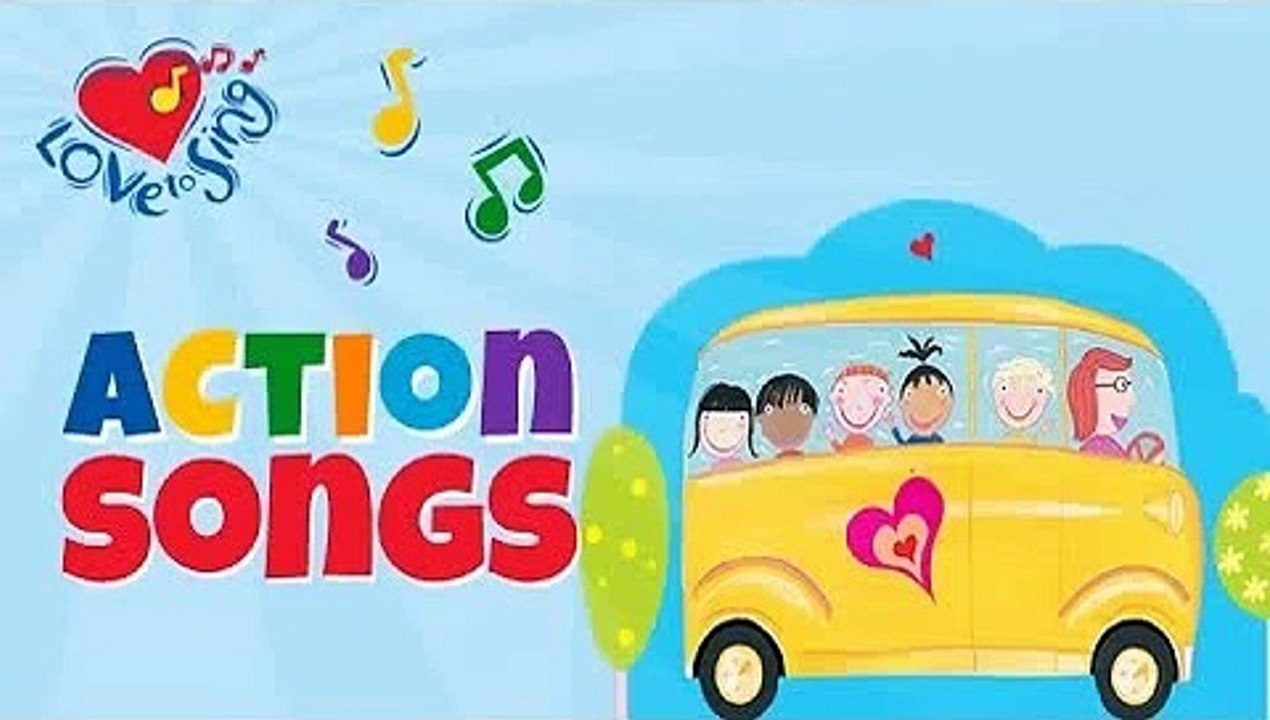 Wheels on the Bus - Children Love to Sing & Dance Action Kids Songs Rhymes children's songs
