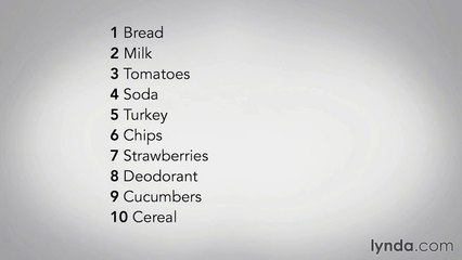 Improving Your Memory Linking numbers to pictures