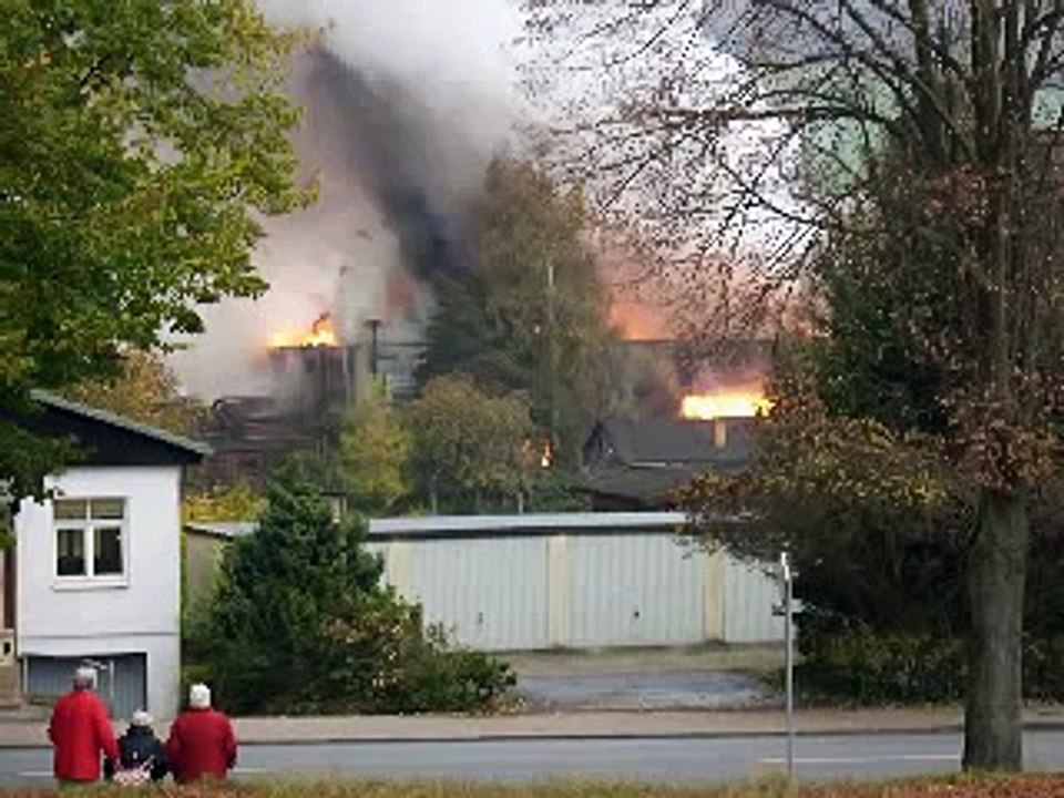 Großbrand bei der Chemex in Delligsen
