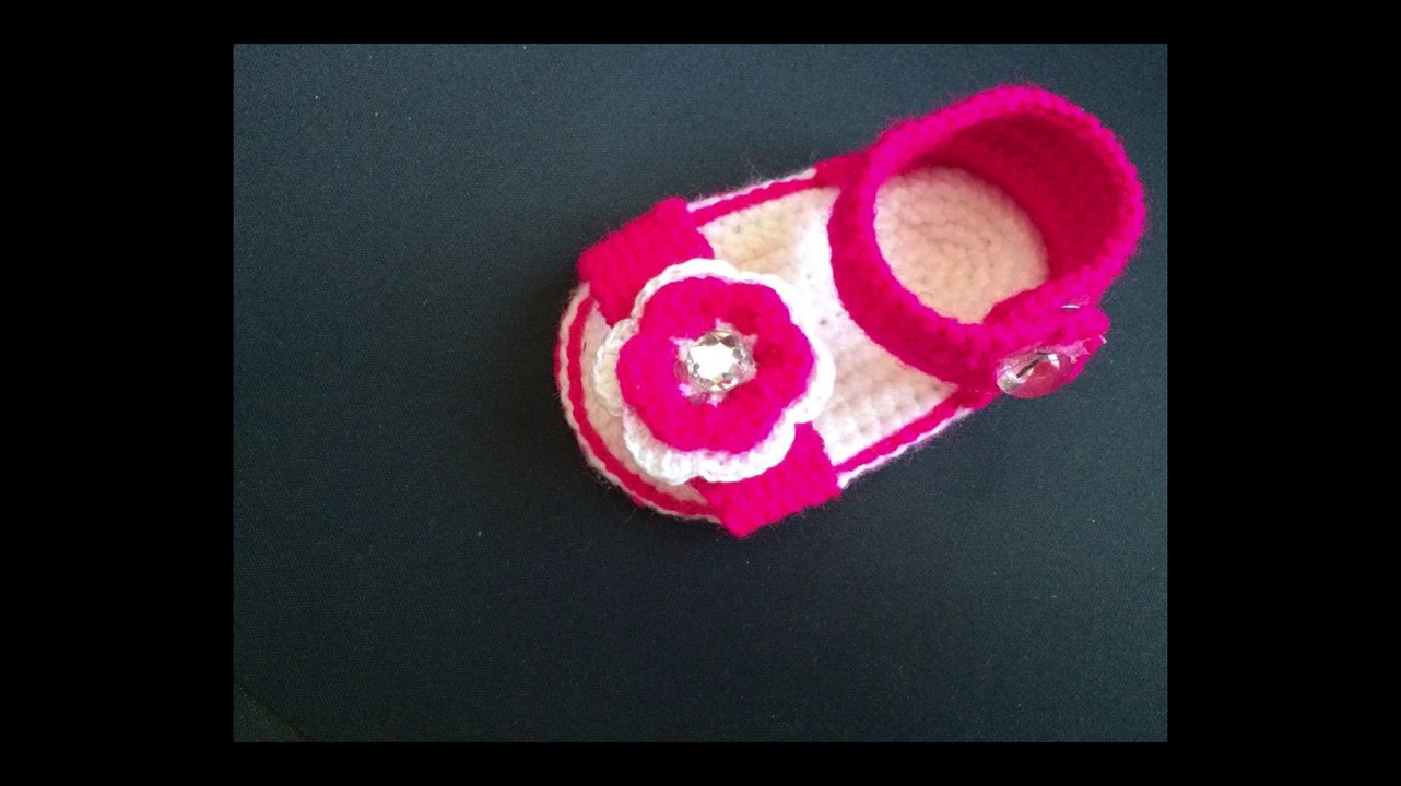 Crochet sandal pour bébé